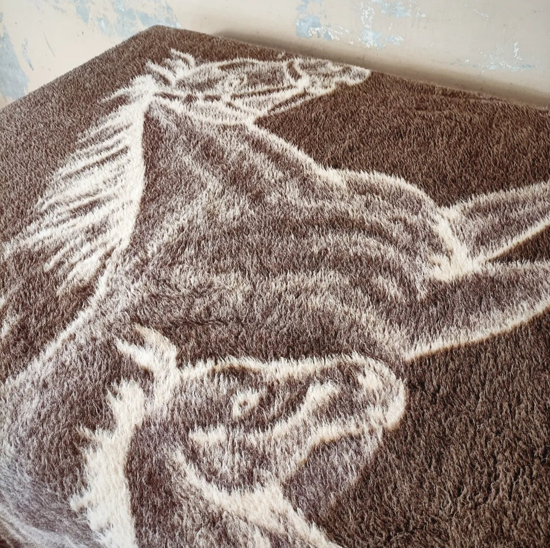 Acryldeken Paard