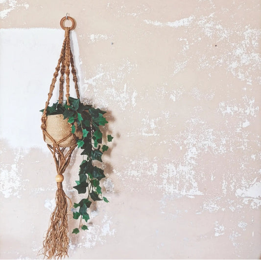 Jute plantenhanger