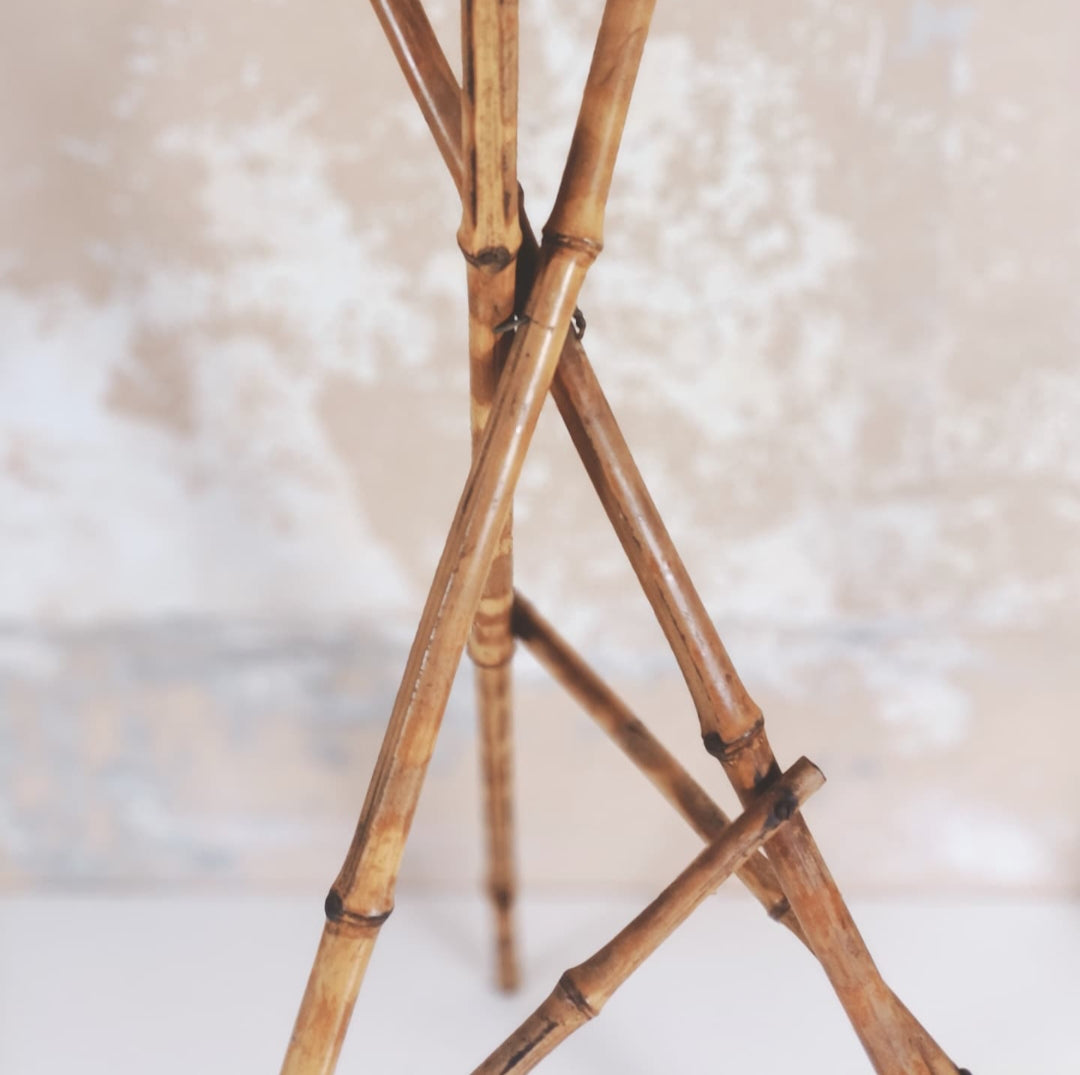 Handmade bamboo table lamp