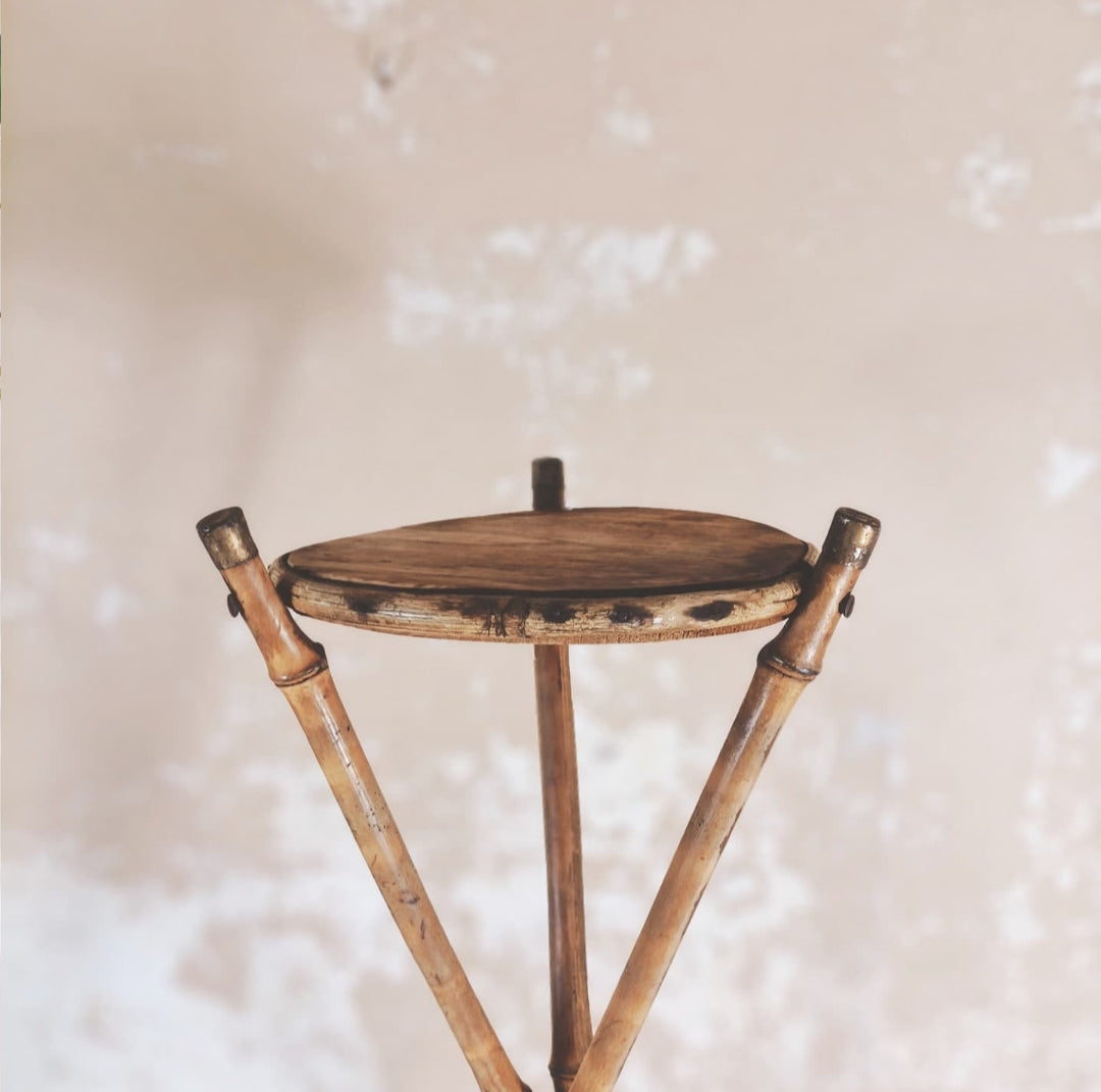 Handmade bamboo table lamp