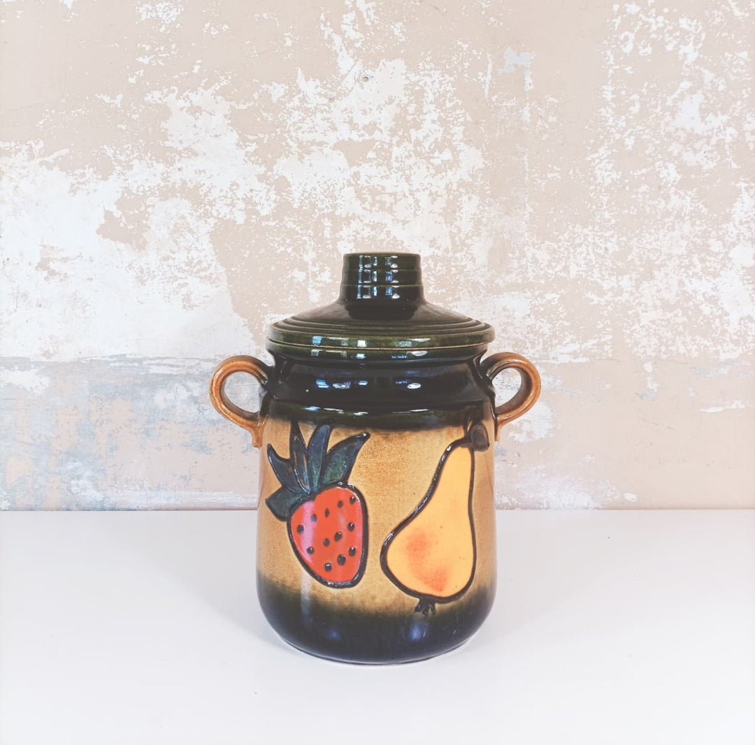 Vintage Rumtopf pot
