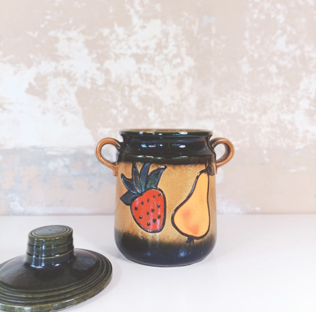Vintage Rumtopf pot
