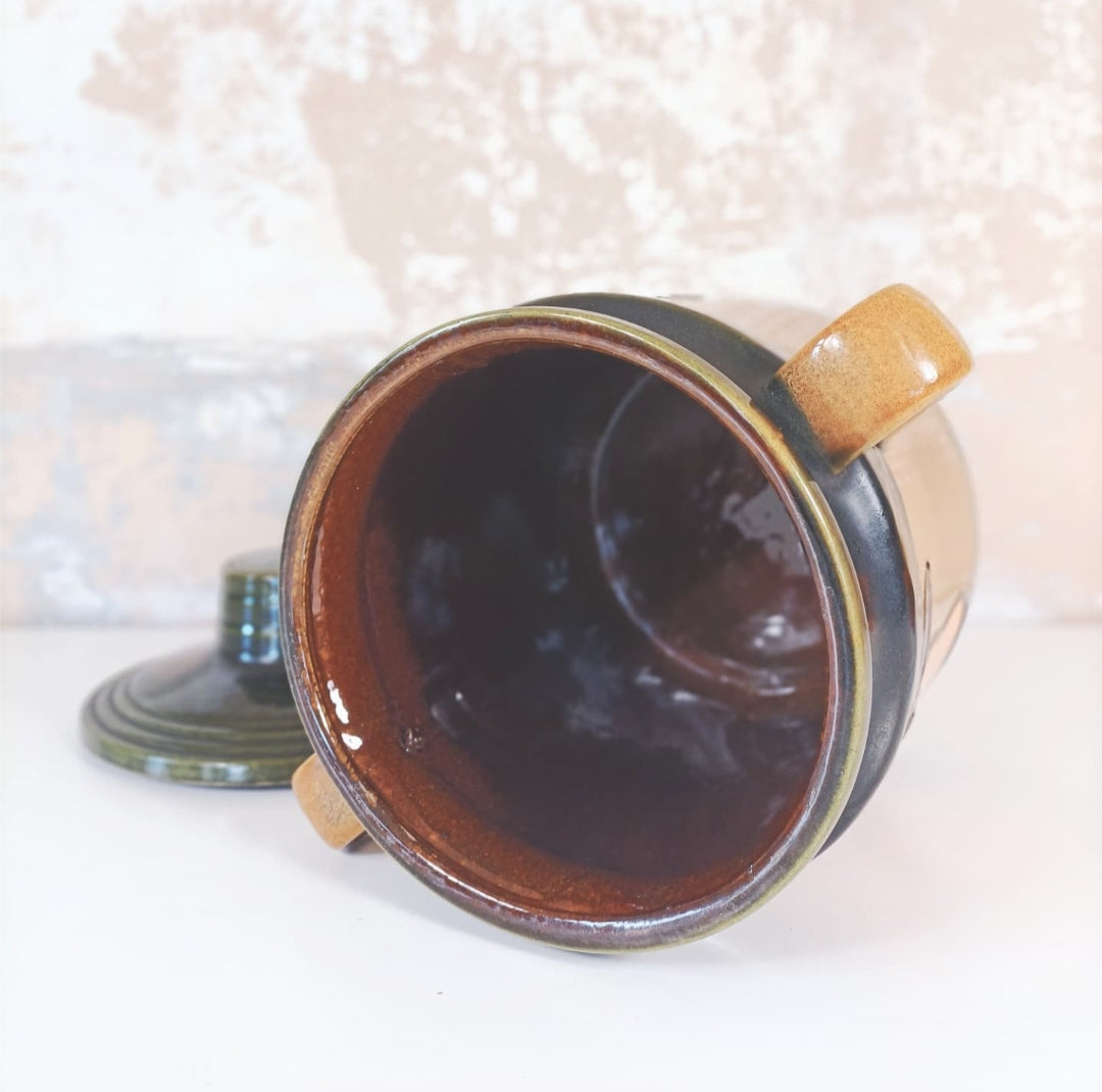 Vintage Rumtopf pot
