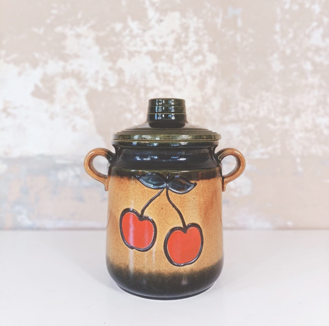 Vintage Rumtopf pot