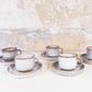 Vintage kop&schotel set Søholm