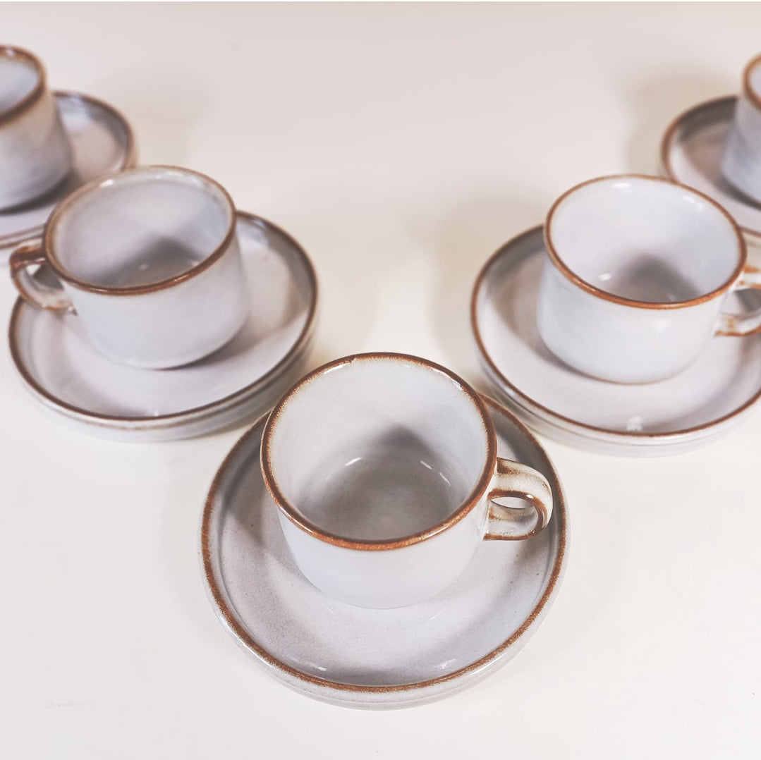 Vintage kop&schotel set Søholm